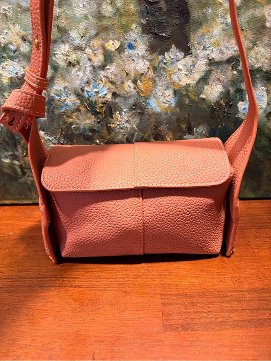 Handbags - Women's Crossbody Bag in Pink
